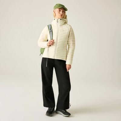Dames air lite baffled jacket (zwart)