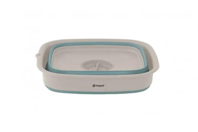 Evier pliable avec bouchon Outwell Bleu 4/4