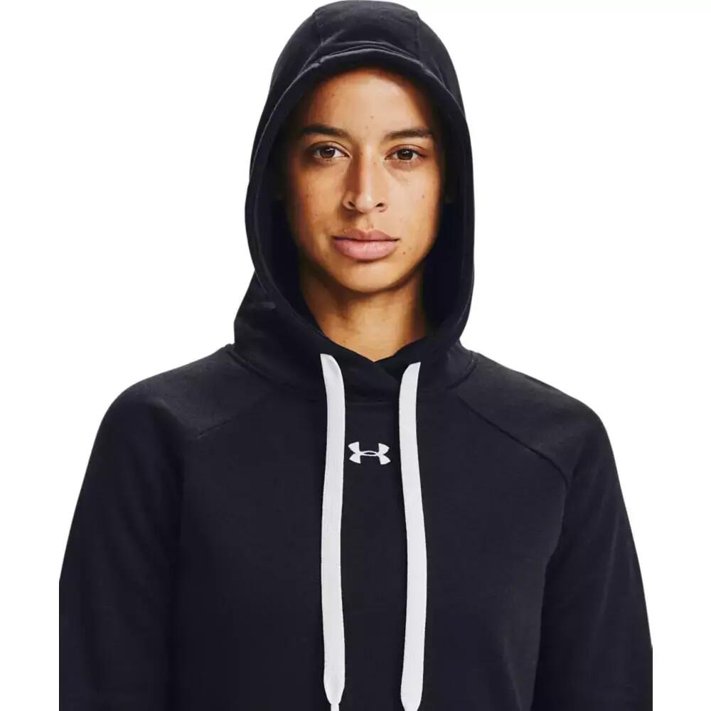 Bluza damska Under Armour Rival Fleece Hb Hoodie czarna 4/6