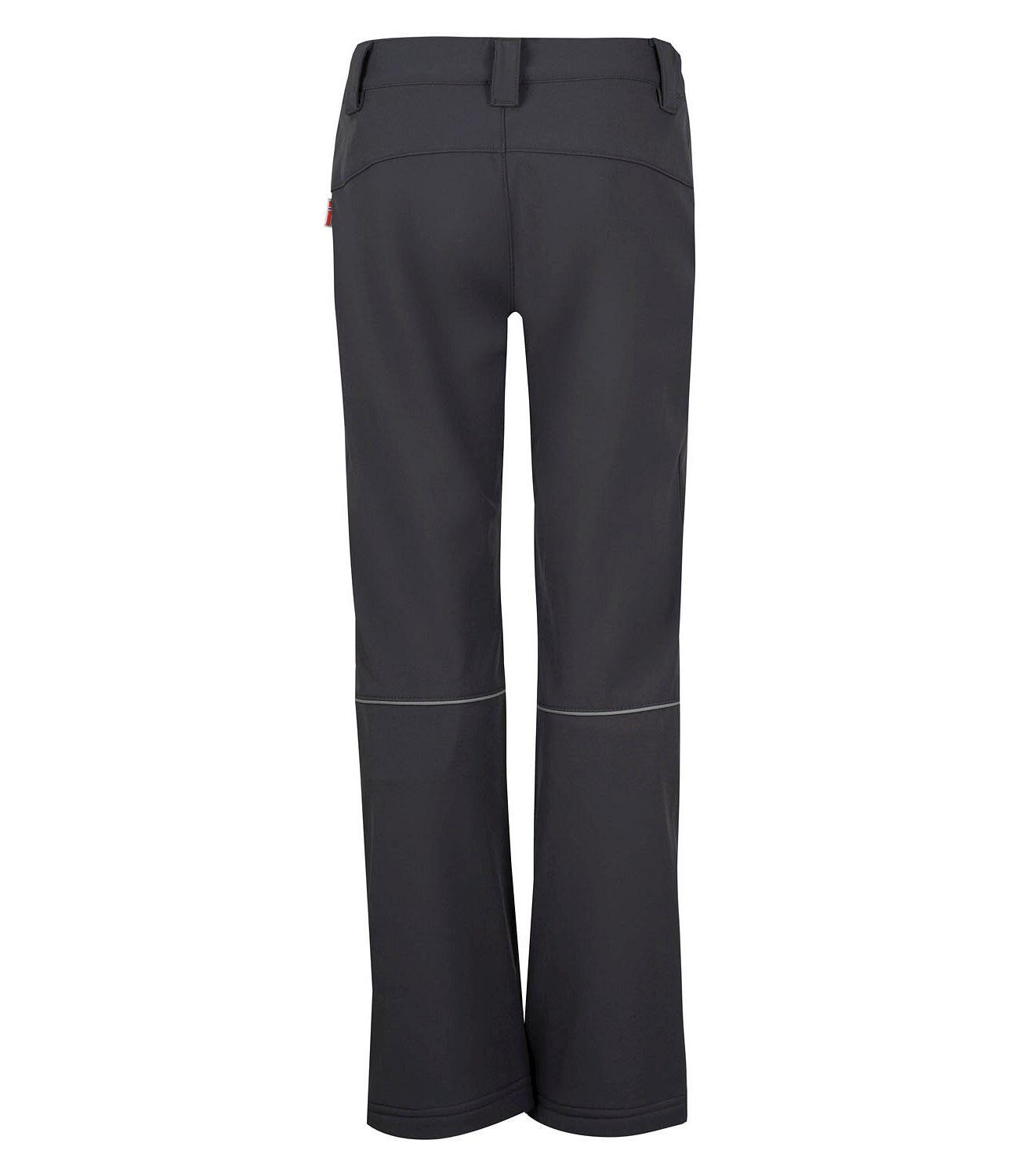 Pantalon Softshell Fjell pour enfants Hydrofuge Anthracite 2/3