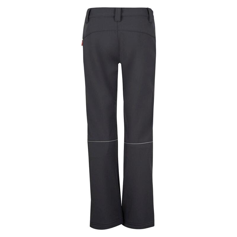 Pantalon Softshell Fjell pour enfants Hydrofuge Anthracite