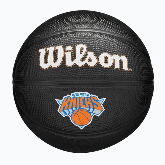 Mini Ballon De Basket Motif/style New York Knicks Enfant (Noir) Taille 3