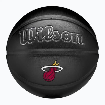 Piłka do koszykówki Wilson NBA Team Premiere Miami Heat black rozmiar 7