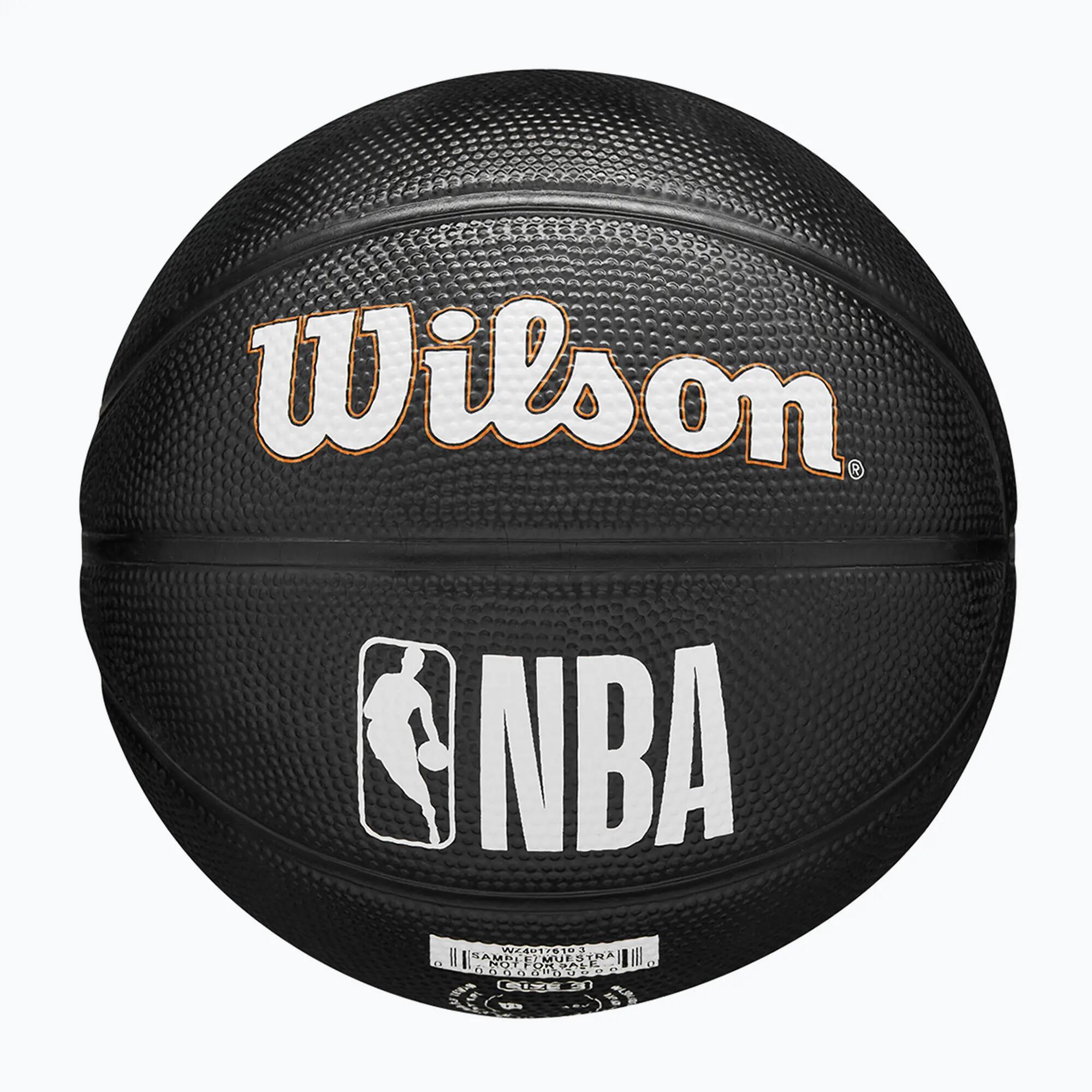 Piłka do koszykówki dziecięca Wilson NBA Team Tribute Mini New York Knicks black 7/7