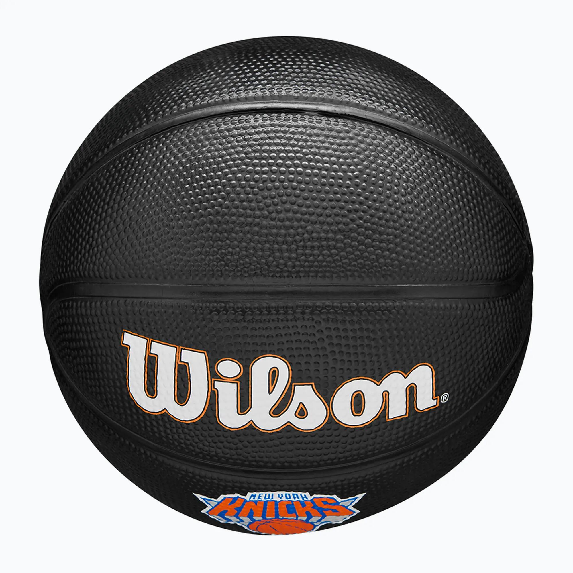 Piłka do koszykówki dziecięca Wilson NBA Team Tribute Mini New York Knicks black 5/7