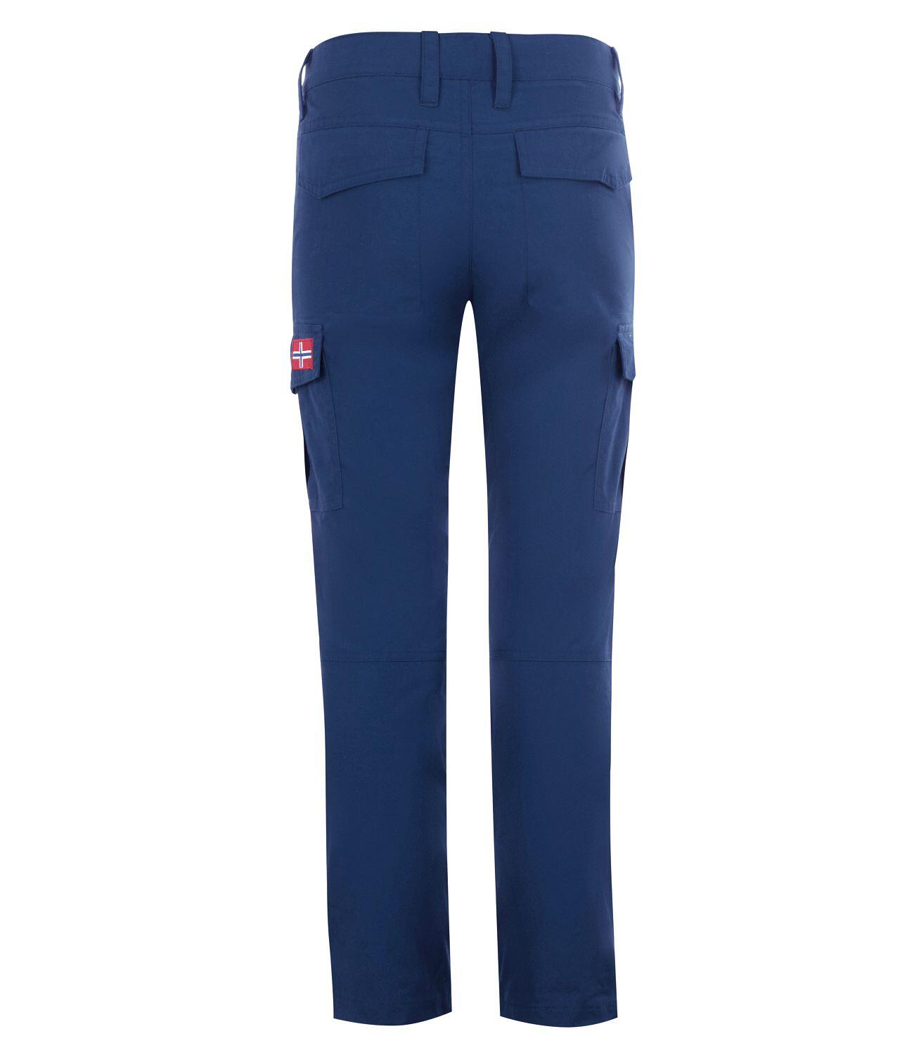 Pantalon de randonnée enfant Trollheimen bleu mystique 2/3