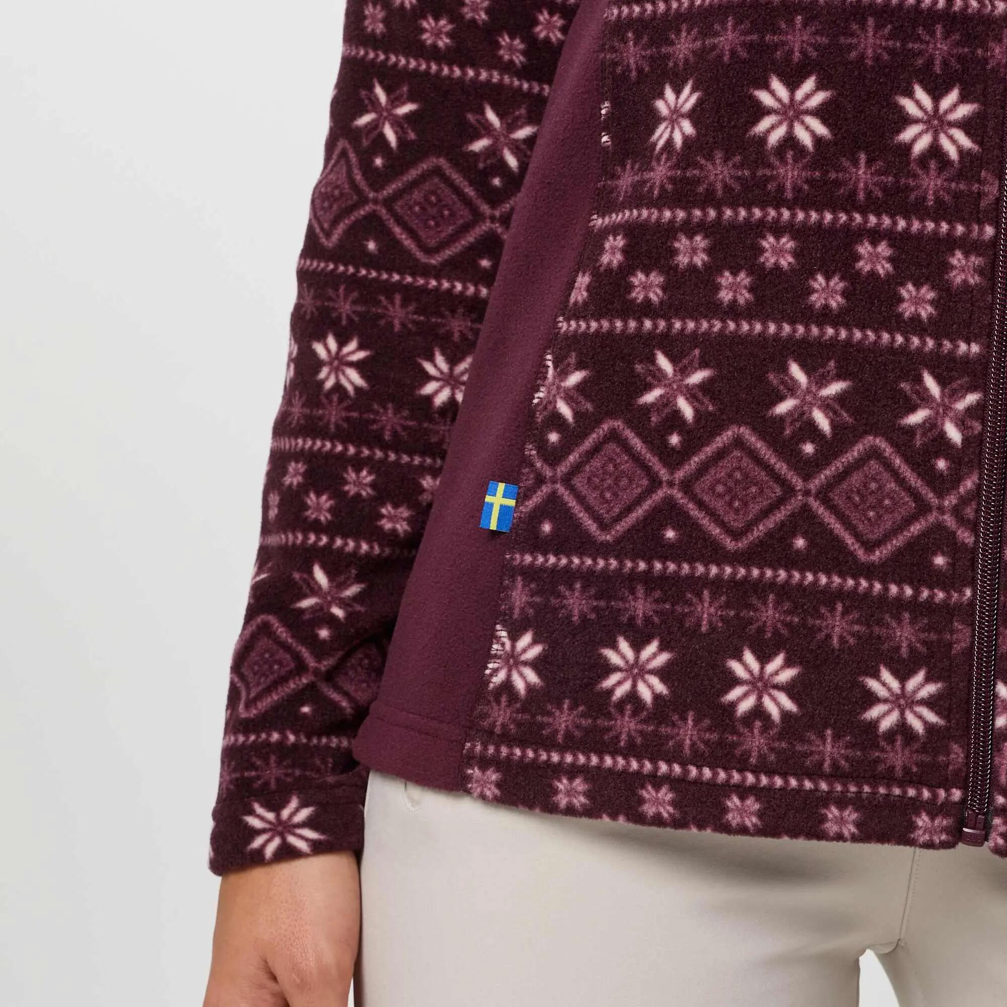 Pile Maniche Lunghe Full-Zip Escursionismo Donna Traspirante Idre 7/7