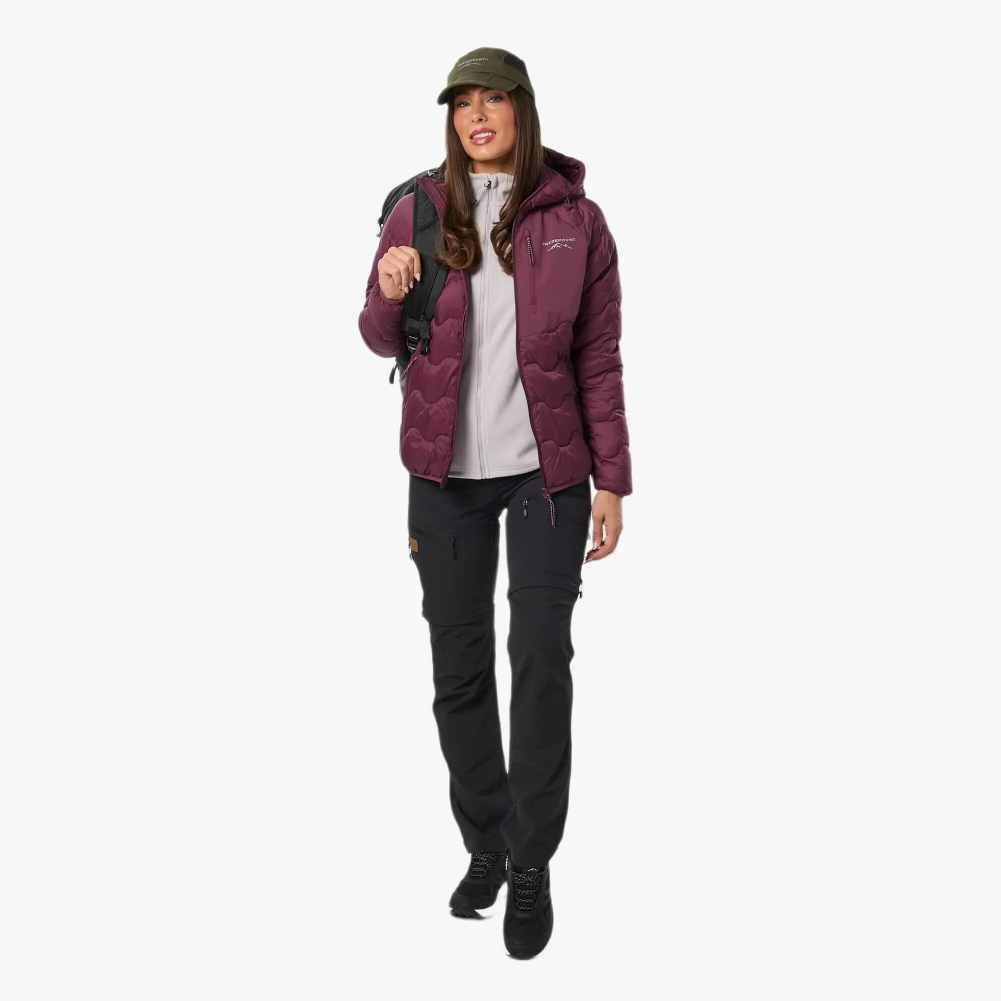 Pile Maniche Lunghe Full-Zip Escursionismo Donna Regolare Lofoten 3/8