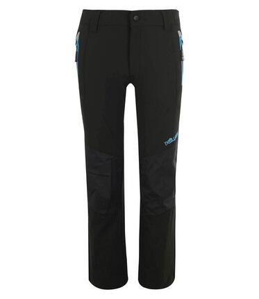 Kinder Softshell Hose Lysefjord Wasserabweisend Schwarz / Mittelblau