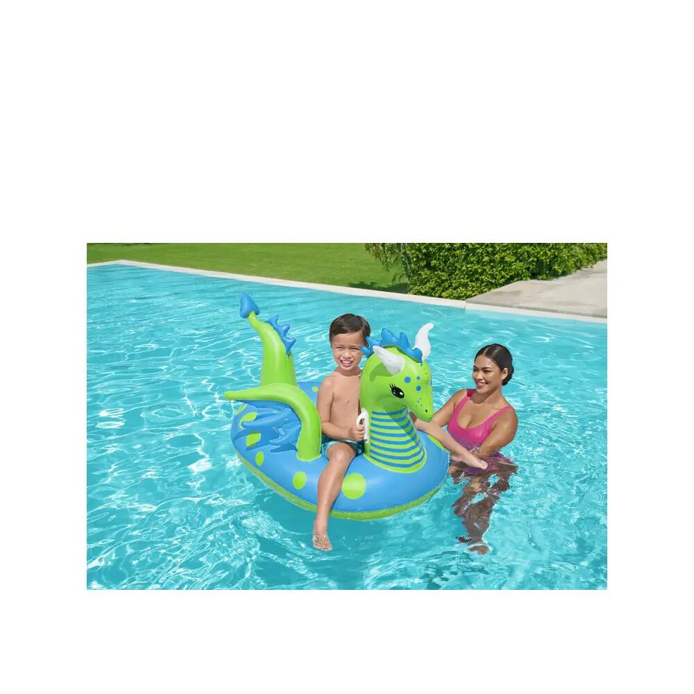 Bouée gonflable bébé dragon chevauchable Bestway 8/10