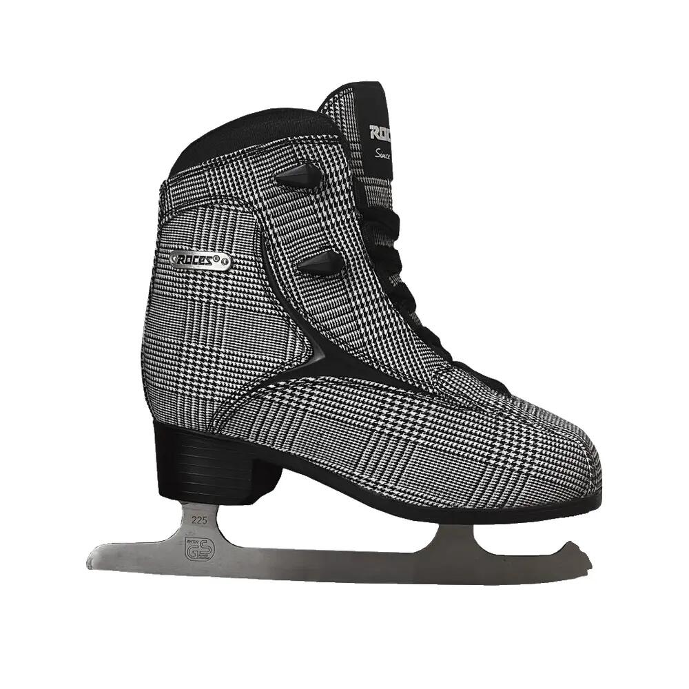 Patine artistice Roces Brits alb-negru 10/10