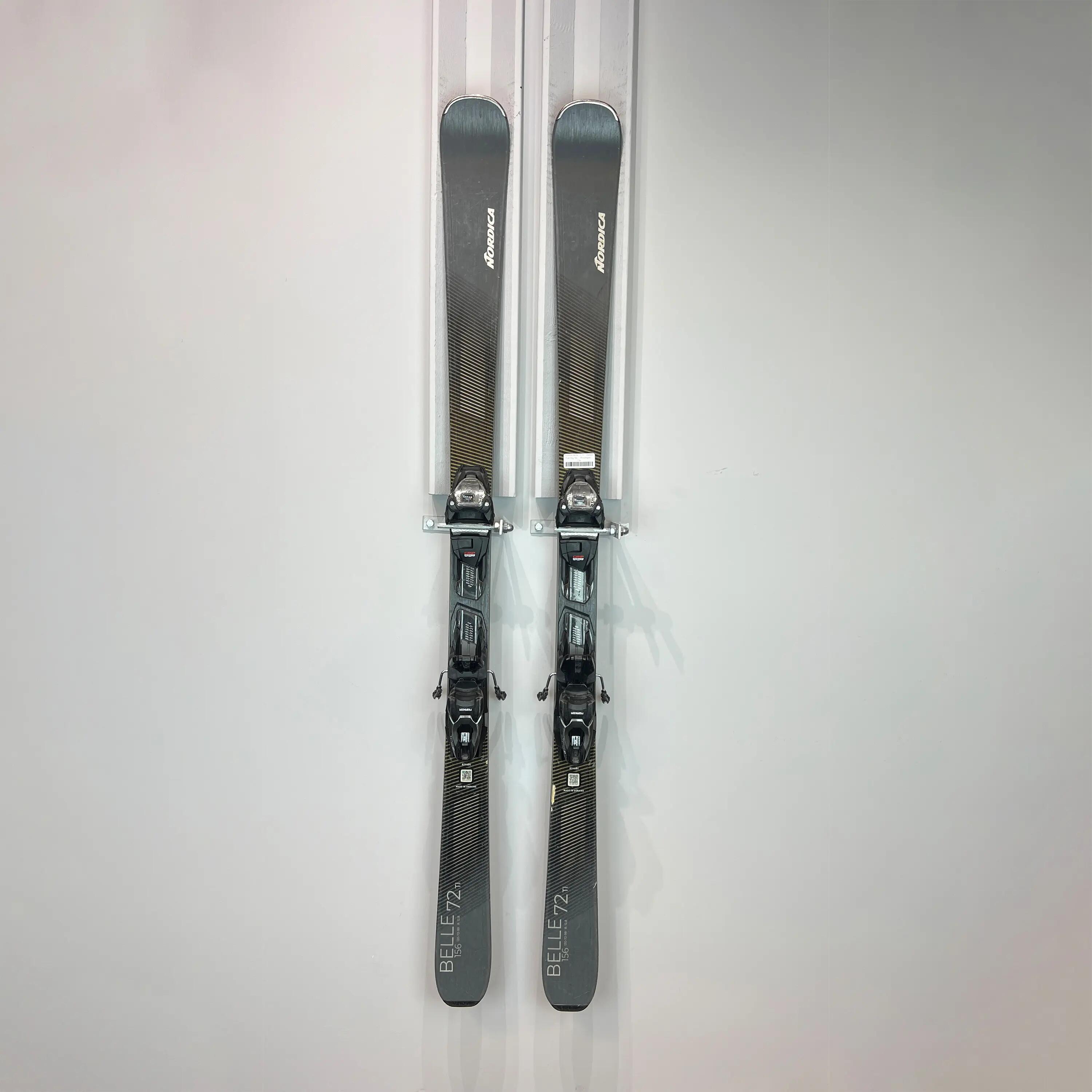 Reconditionné - Ski Nordica Belle 72 Ti - Dames Carving Ski + Bindingen - 156 6/6