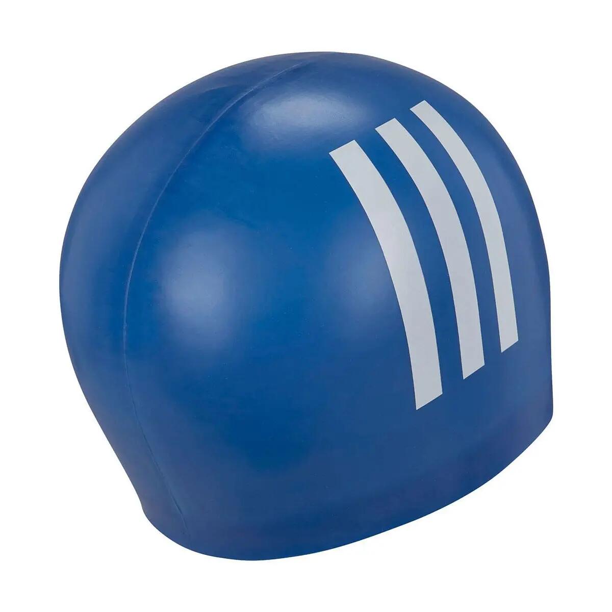 Czepek pływacki adidas 3-Stripes niebieski IM1051 4/5