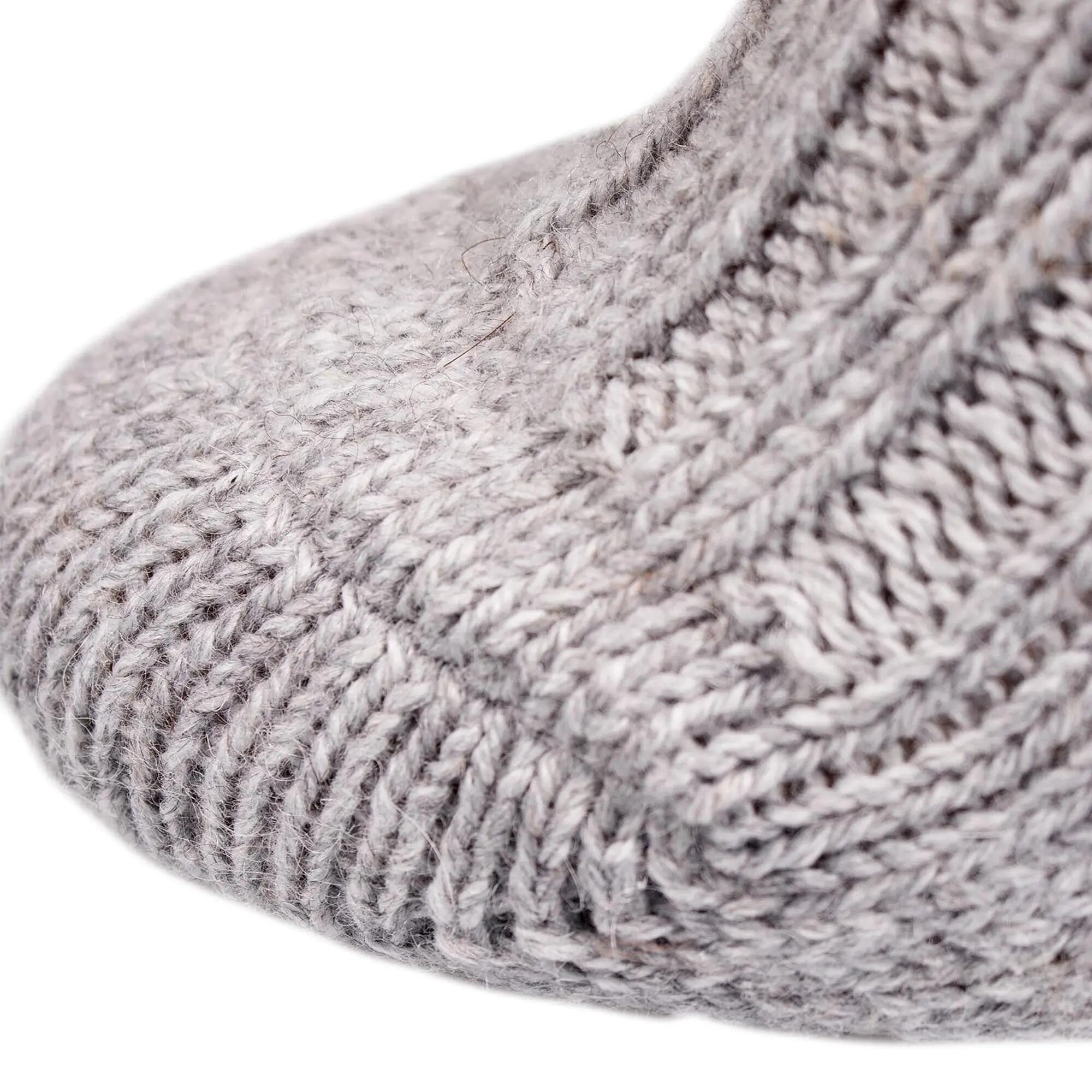 Damen Herren Winter Wollsocken dick gestrickt Alpaka elastischer Bund 4 Paar 3/7