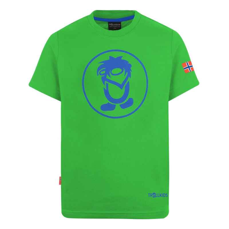 Kinder T-Shirt Troll T Hellgrün / Blau