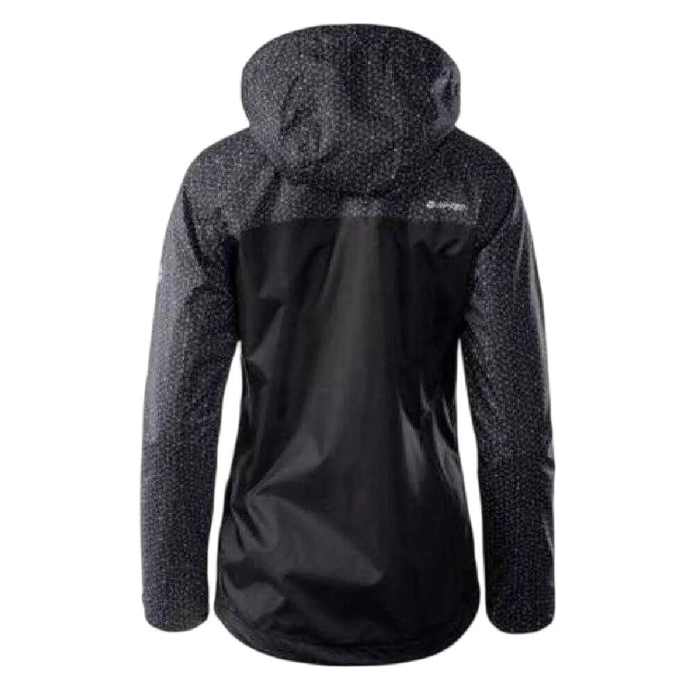 Giacca Impermeabile Fantasia Donna Hi-Tec Monsa II Nero 2/6