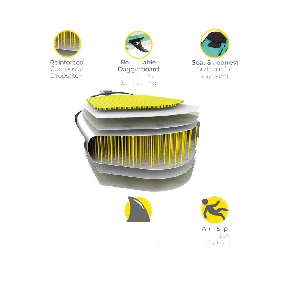 Stand up paddle Bestway Freesoul Tech Vert/Giallo 6/10