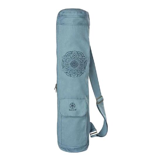 Niagara" Tasche für Yogamatte, Segeltuch Damen und Herren Grau Silber