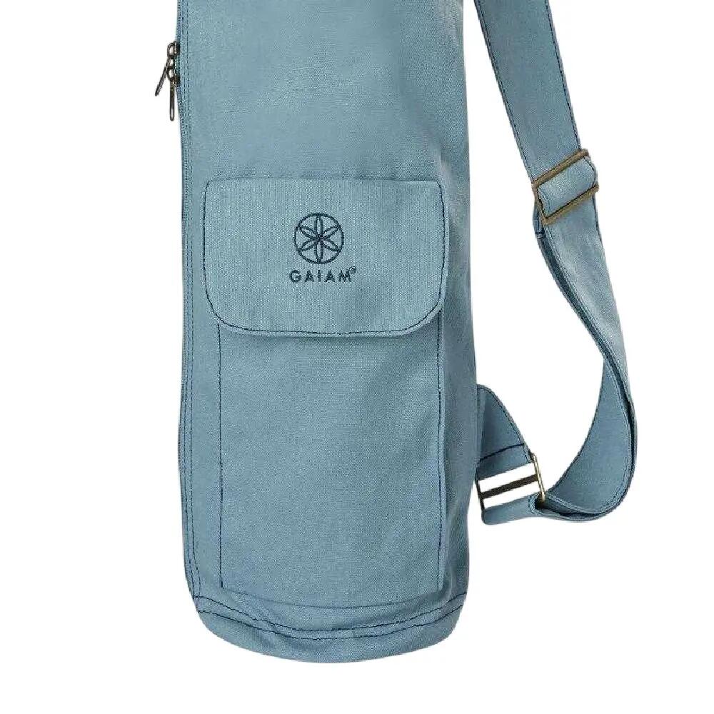 Tela Di Cotone Borsa Per Tappetino Da Yoga Gaiam Niagara Grigio Argento Taglia 4/7