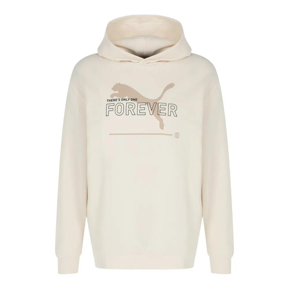 Mens ESS Logo Hoodie (Beige Cream) 2/6