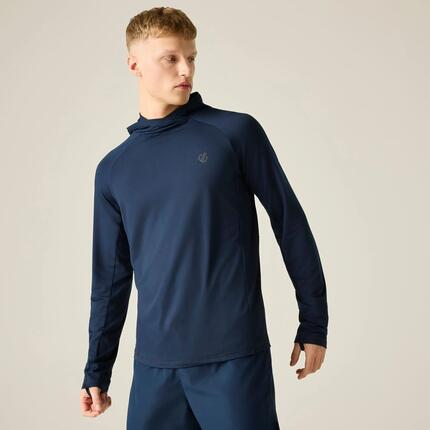Sweat Uni À Capuche SPRINT CITY Homme (Bleu Marine)