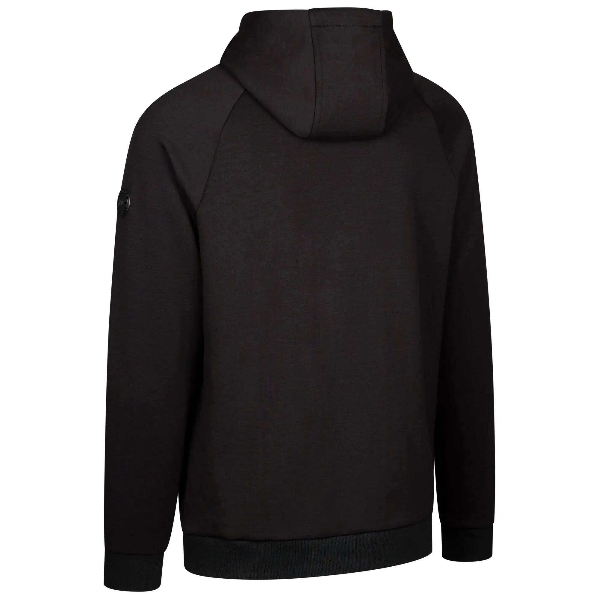DAVID Hooded Sweatshirt Trespass Men Black - Regular, Synthetic 2/4