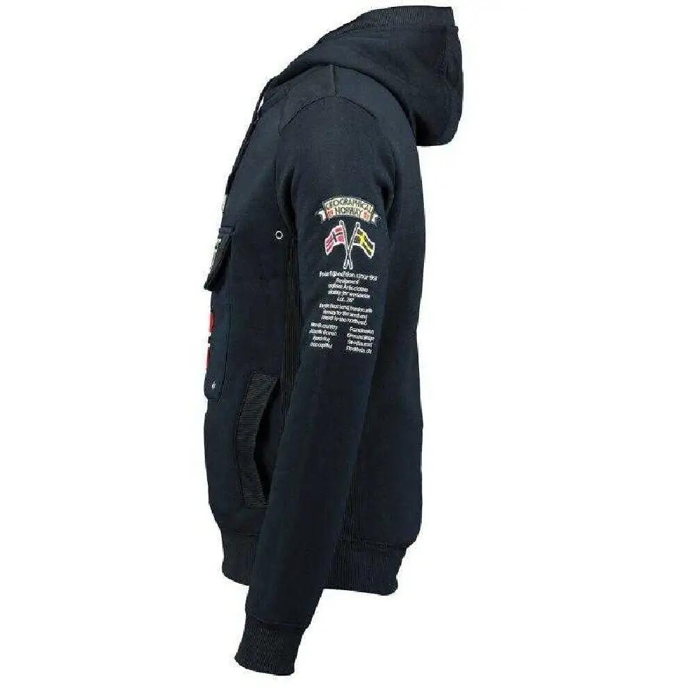 Mens Gymclass DB Hoodie (Navy Blue) 3/4