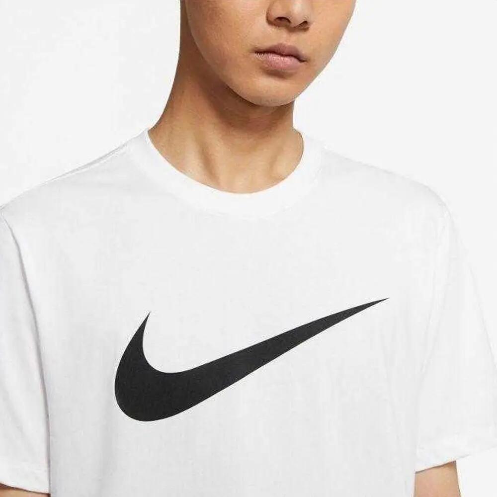 Maglietta Swoosh Uomo Nike NSW Icon Bianco 3/5