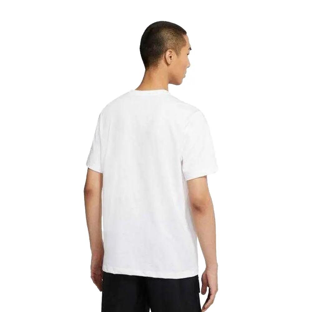 Maglietta Swoosh Uomo Nike NSW Icon Bianco 2/5
