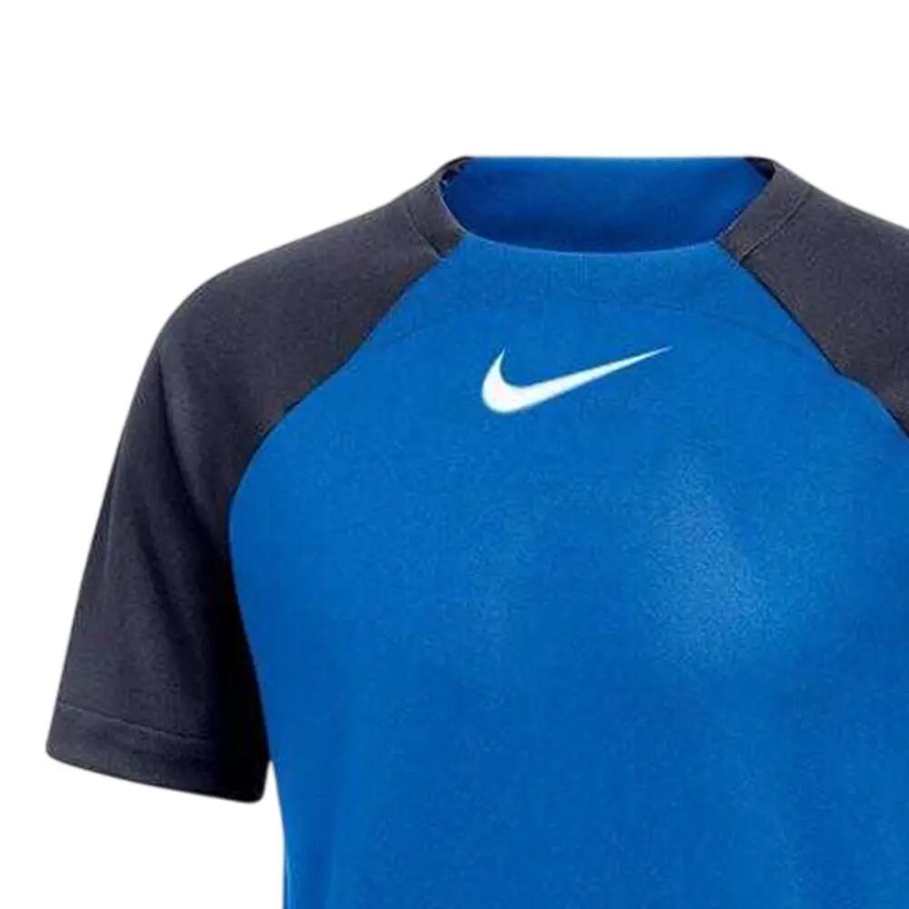 Camiseta Academy Pro de Manga Corta para Niños/Niñas Azul 3/4