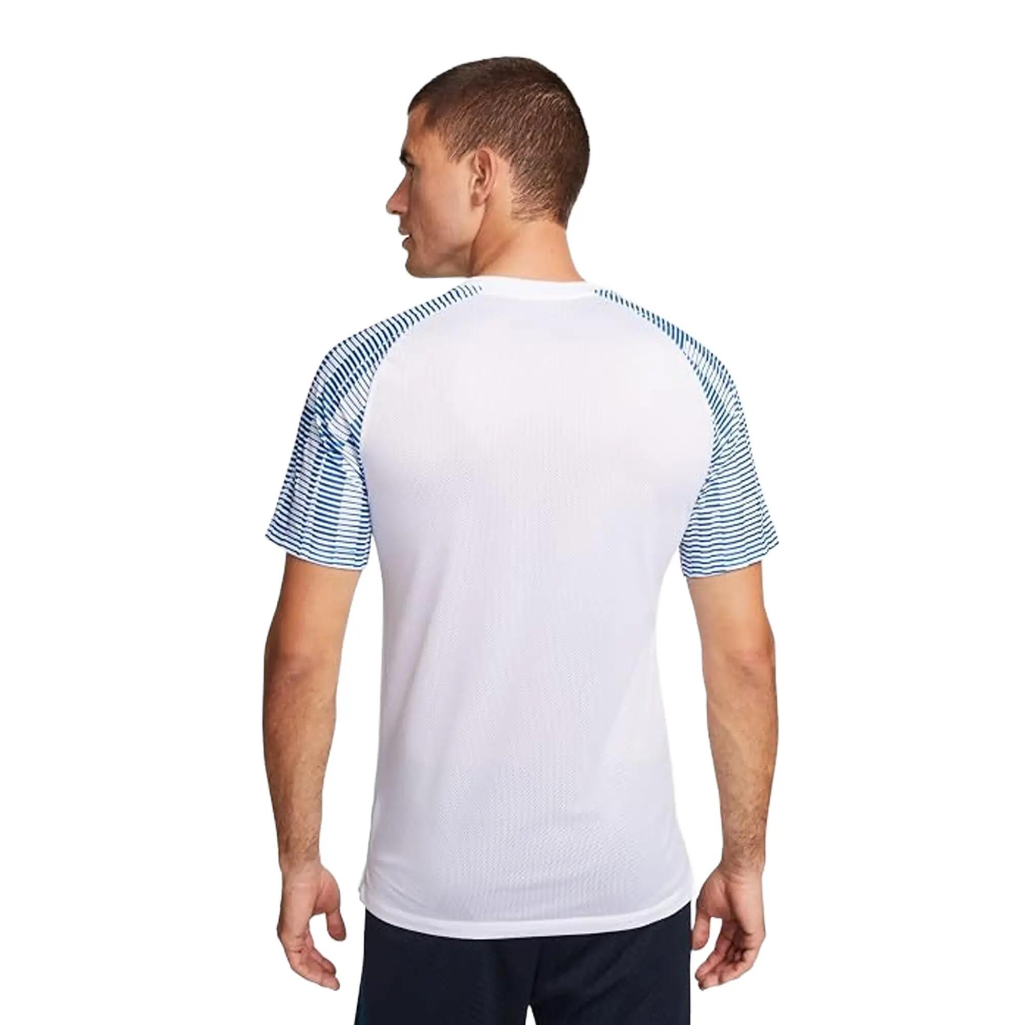 Maillot ACADEMY Homme (Blanc / Bleu) 3/4