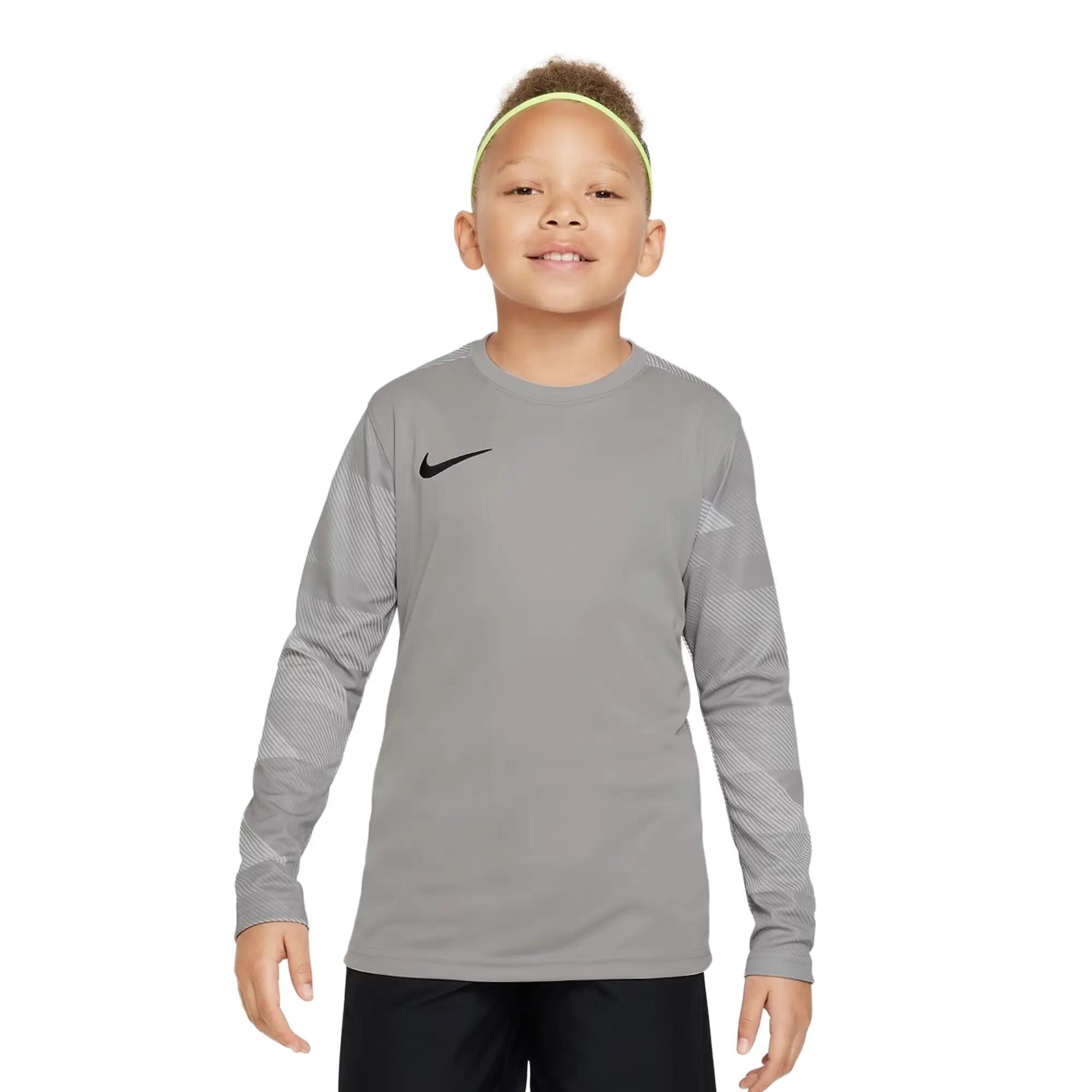 Camisola de guardaredes de manga comprida Park IV DriFIT para crianças (Cinzento 4/6
