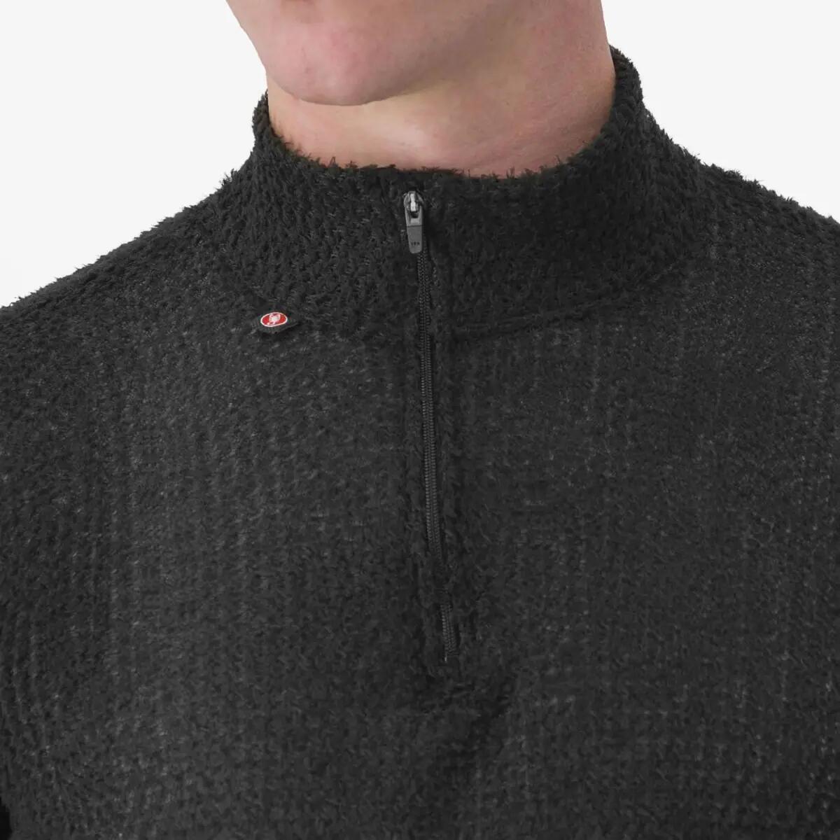 Tricou Castelli Cold Day 2nd Layer - negru | izolație termică superioară 3/4