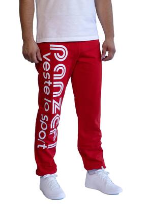 Jogging Panzeri Mixte - Uni H - Rouge / Blanc