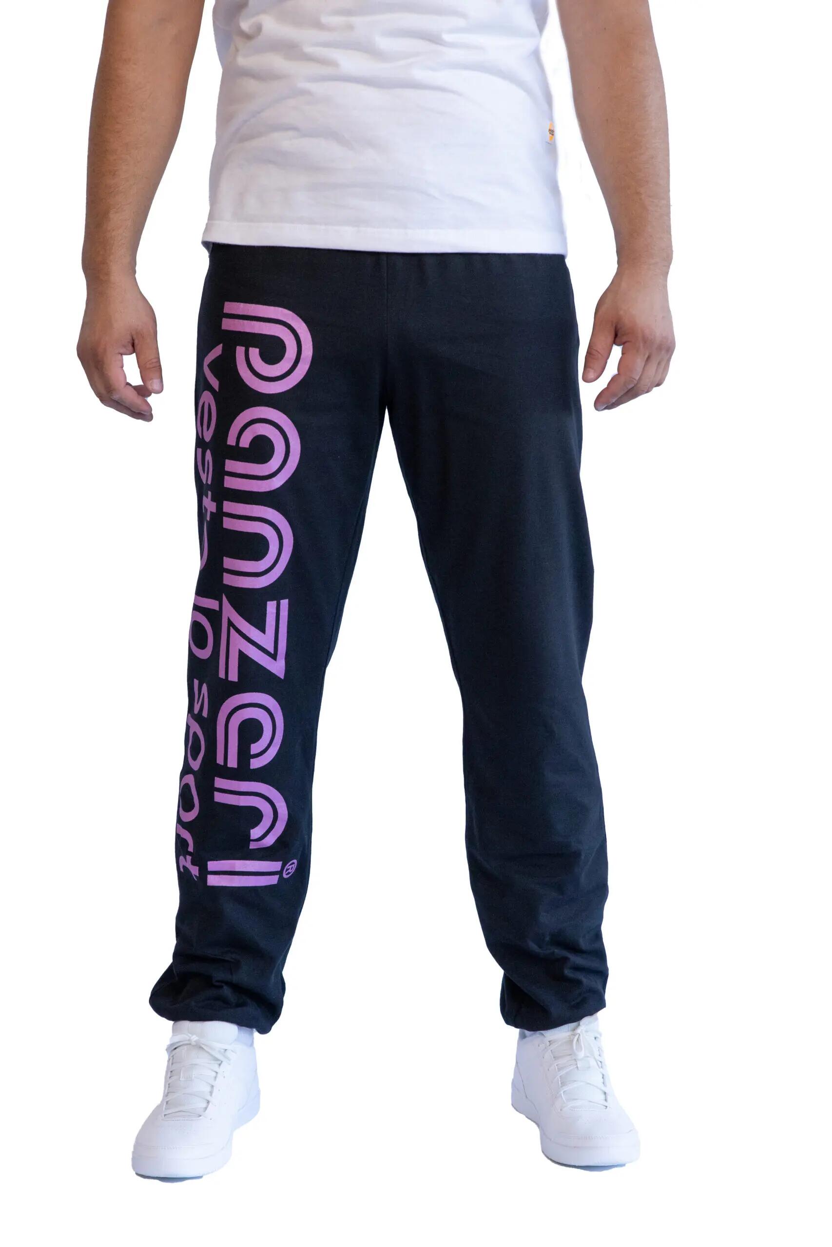 Jogging Panzeri Mixte  - Uni H - Noir / Fuchsia Nacré 1/5