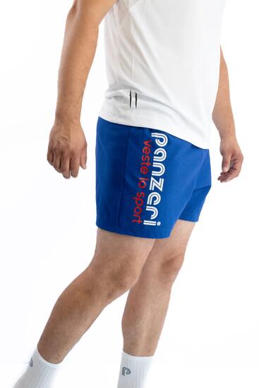 Short Panzeri Mixte - Uni A - Bleu France / Blanc Rouge
