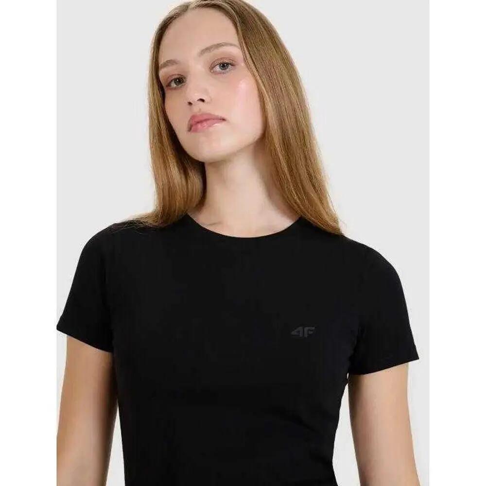 Tshirt Manches Courtes Femme (Noir) 4/7