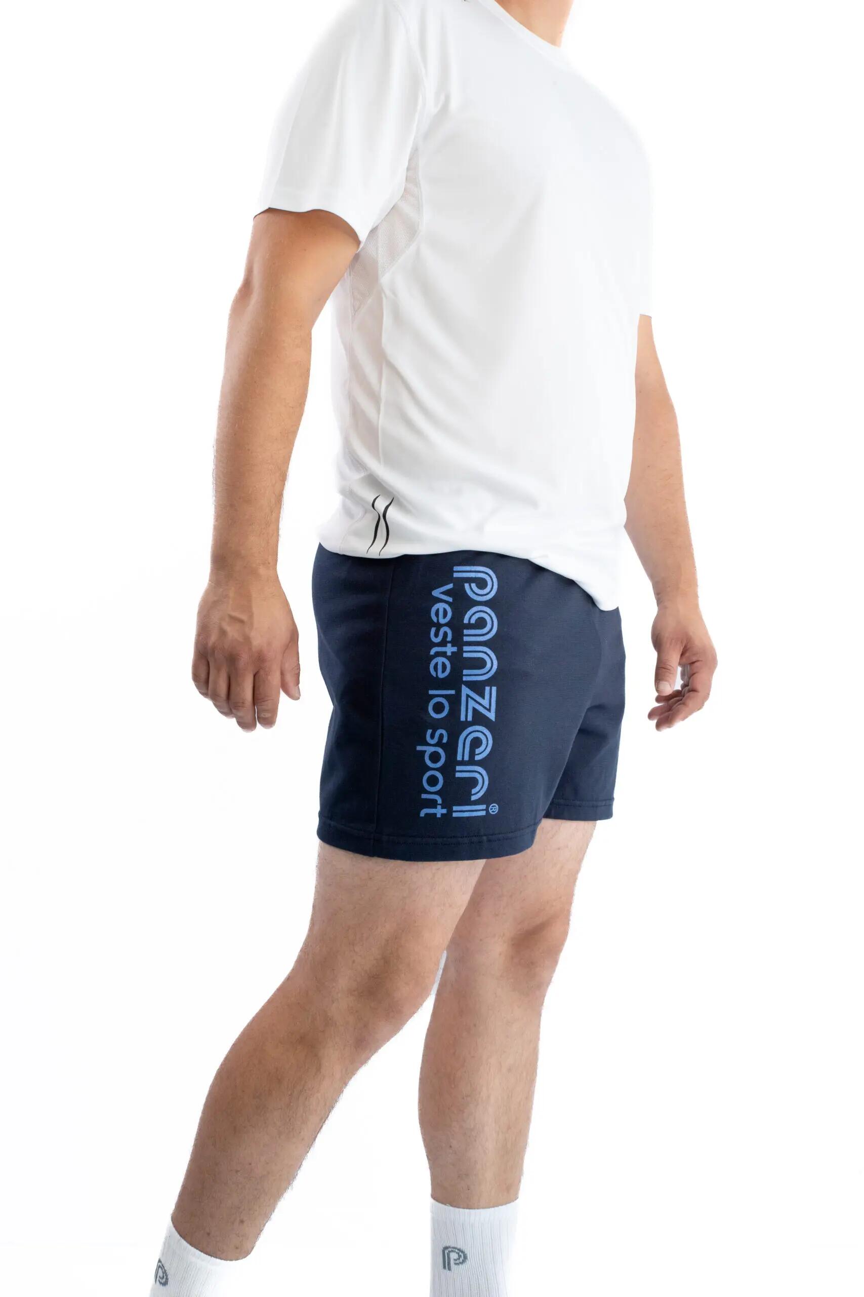 Short Panzeri Mixte  - Uni A - Bleu Marine / Bleu Nacré 5/5