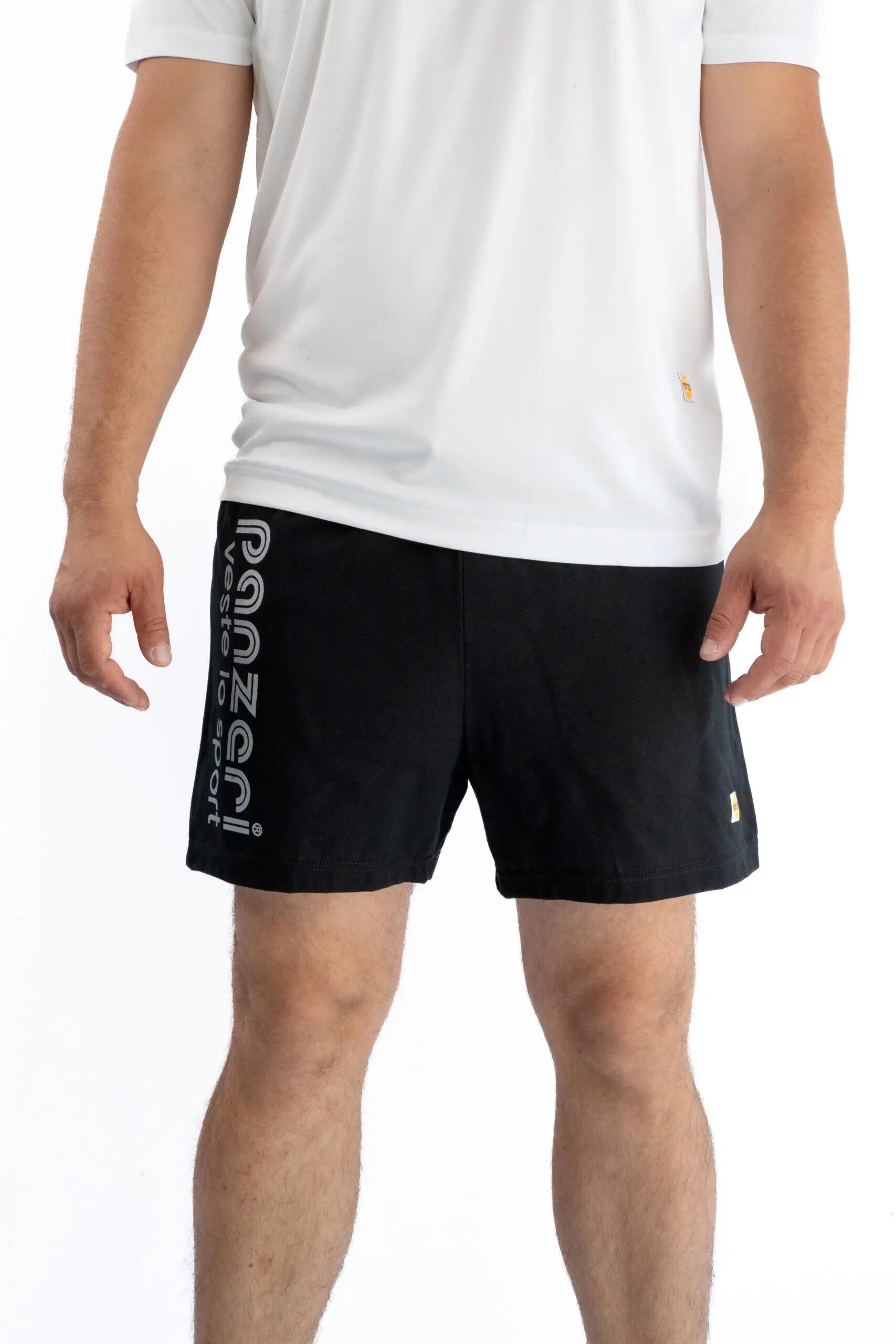 Short Panzeri Mixte  - Uni A - Noir / Argent 4/5