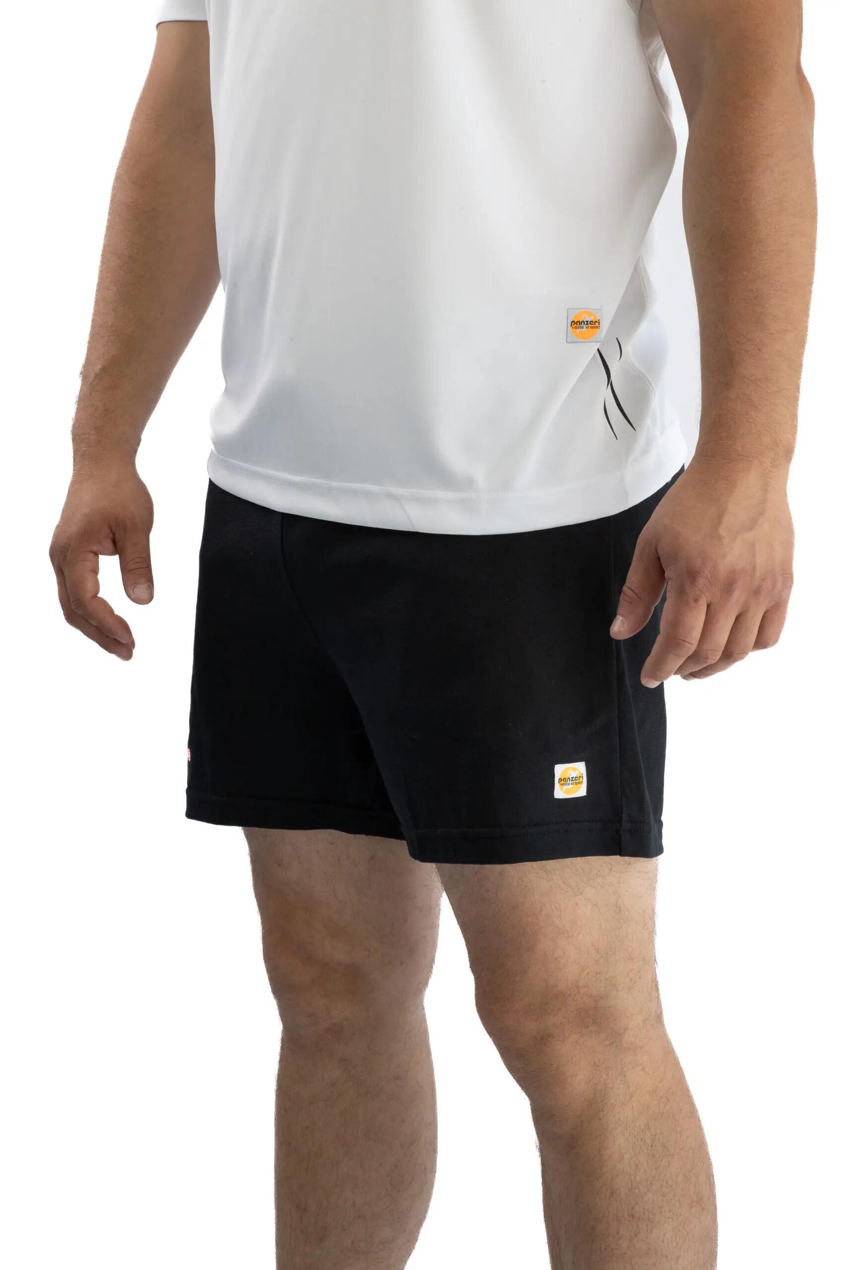 Short Panzeri Mixte  - Uni A - Noir / Or 5/5