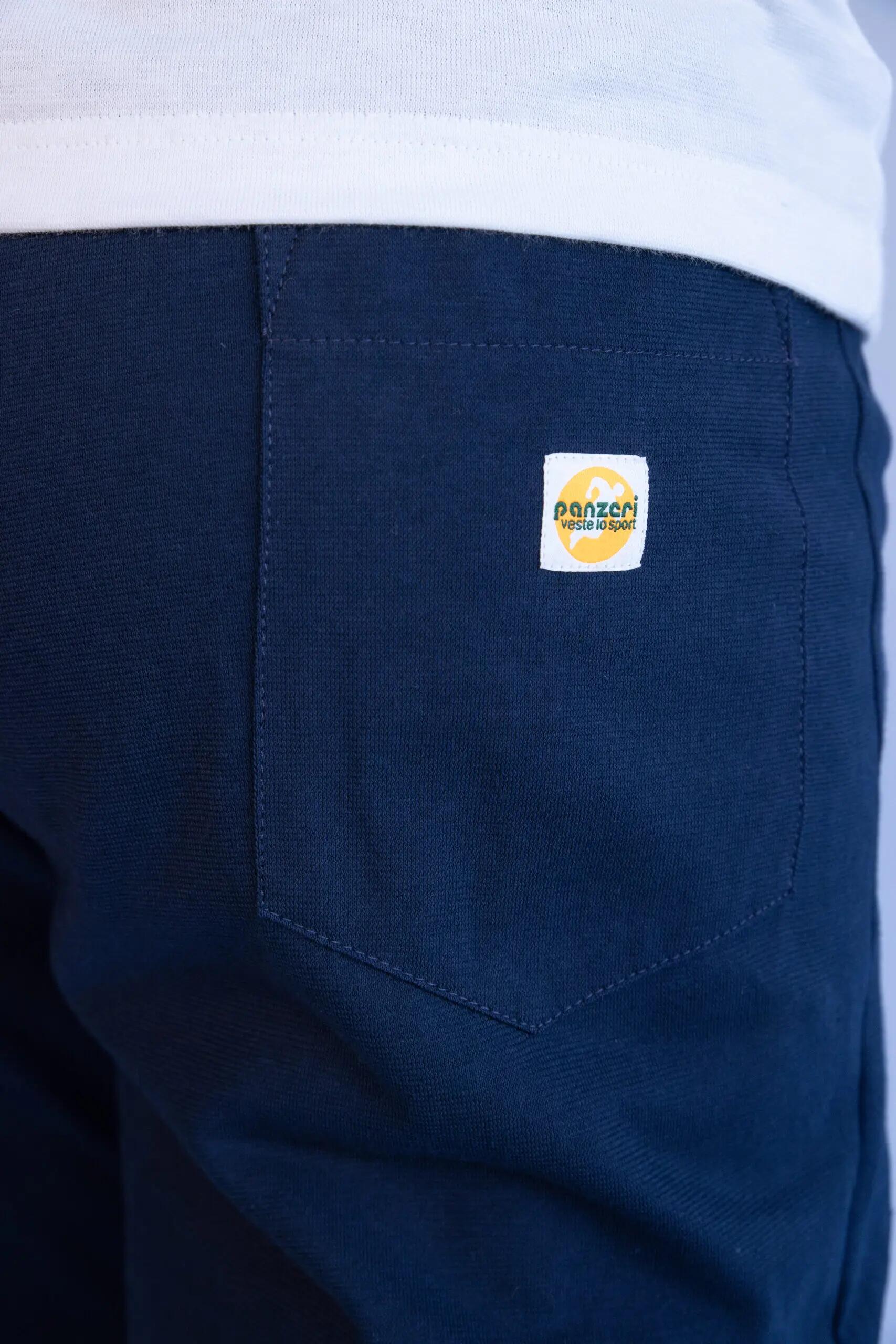 Short Panzeri Mixte  - Uni A - Bleu Marine / Rose 4/5