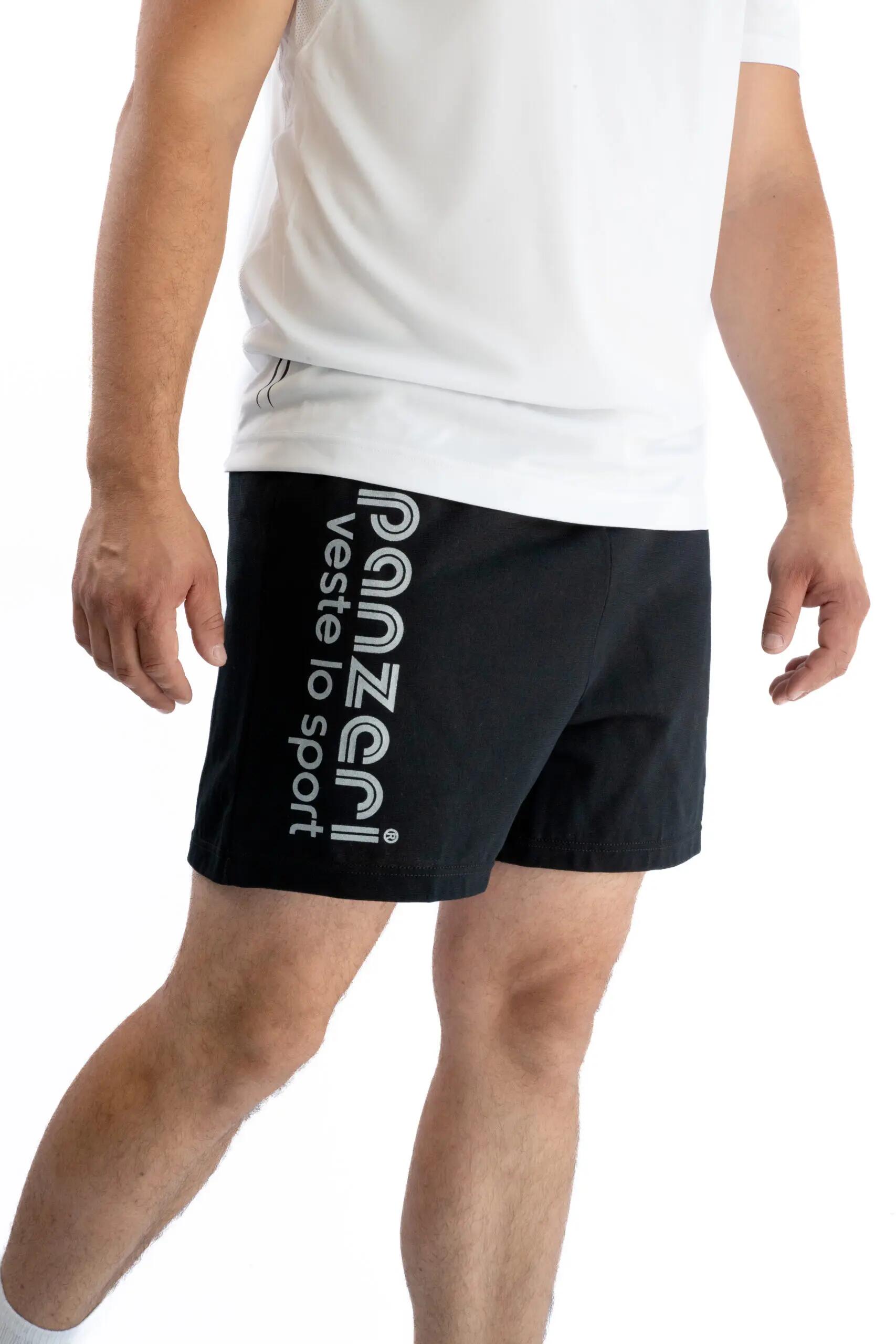 Short Panzeri Mixte  - Uni A - Noir / Argent 3/5