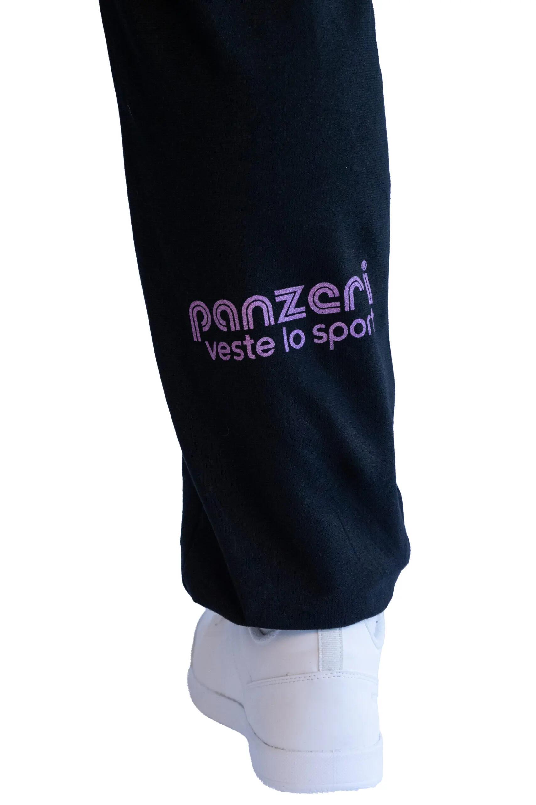 Jogging Panzeri Mixte  - Uni H - Noir / Fuchsia Nacré 5/5