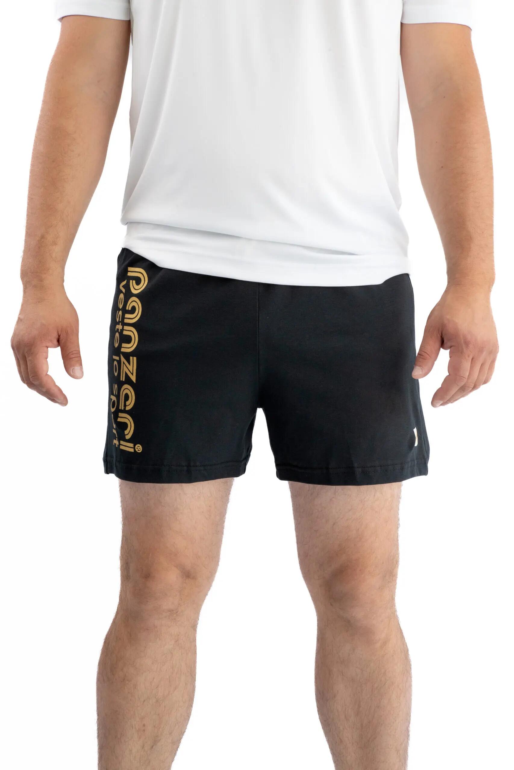 Short Panzeri Mixte  - Uni A - Noir / Or 3/5