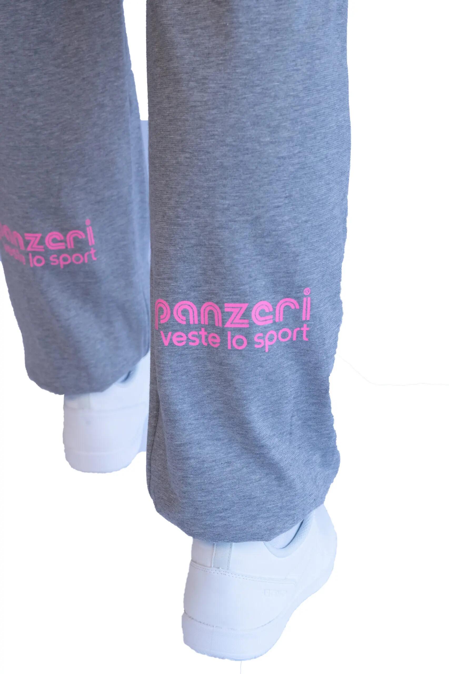 Jogging Panzeri Mixte  - Uni H - Gris Chiné / Rose Fluo 6/6