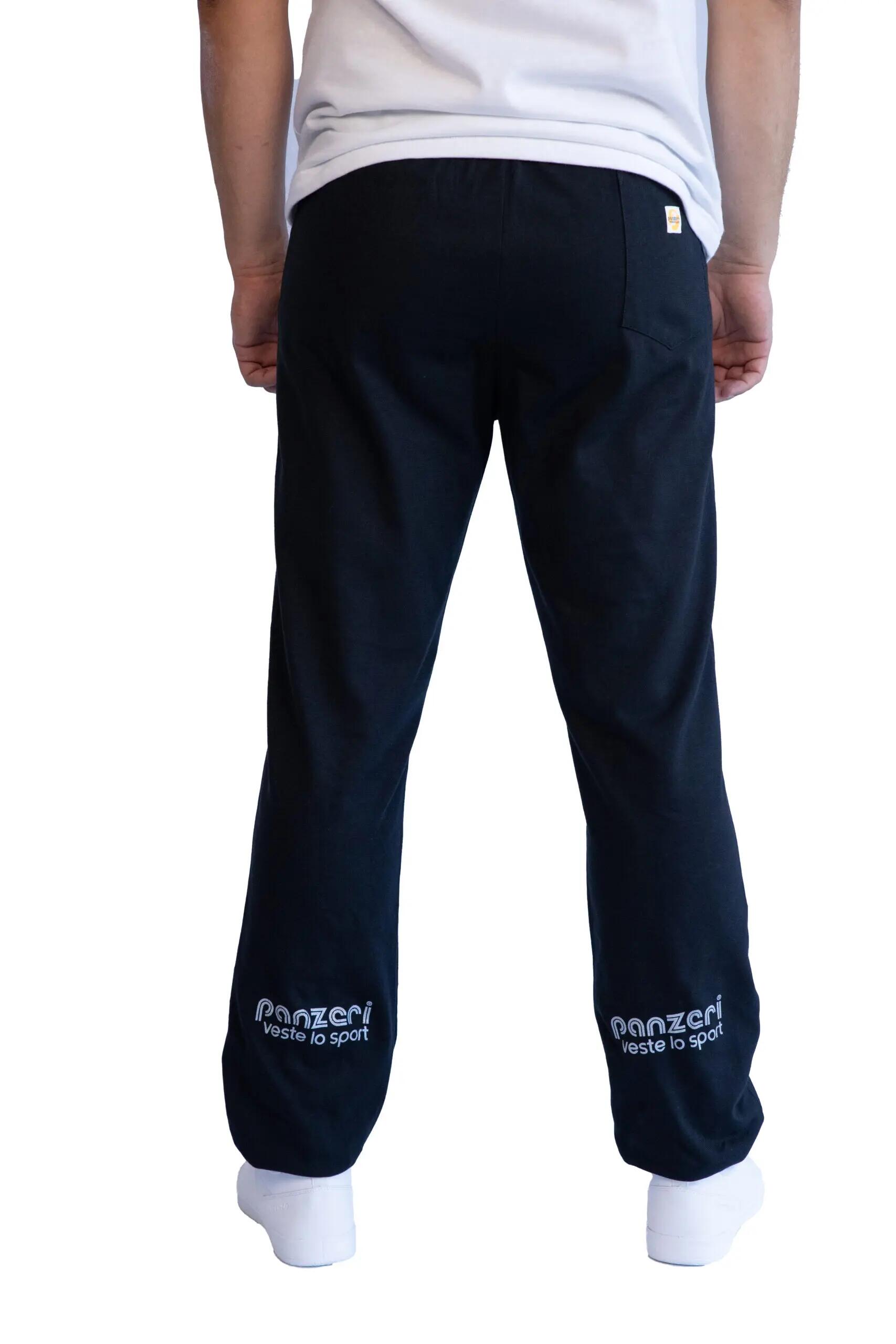 Jogging Panzeri Mixte  - Uni H - Noir / Argent 4/5