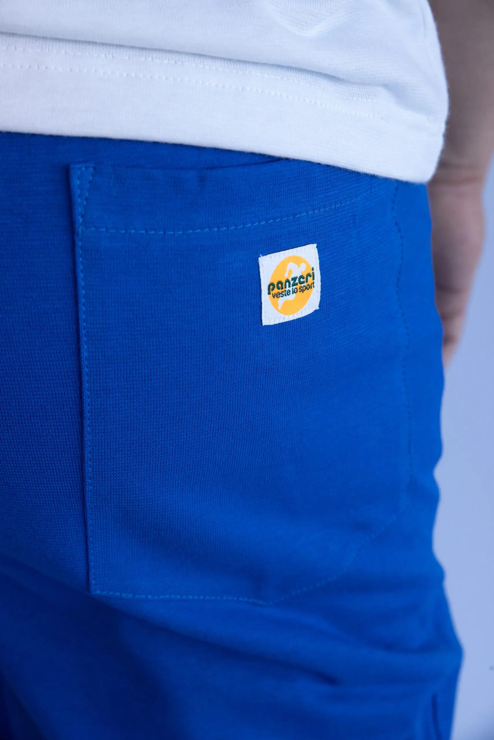 Jogging Panzeri Mixte  - Uni H - Bleu Roi / Blanc 4/6