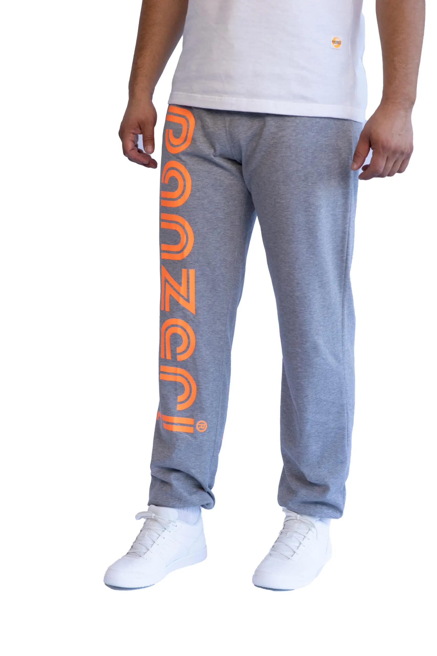 Jogging Panzeri Mixte  - Uni H - Gris Chiné / Orange Fluo 3/6