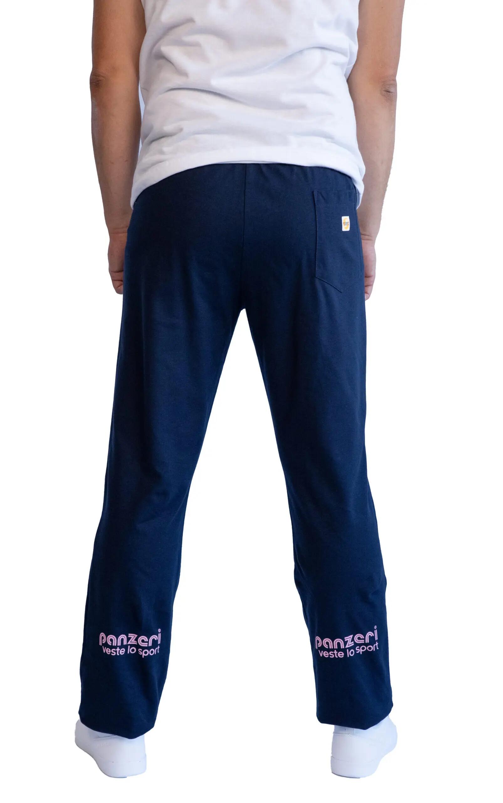 Jogging Panzeri Mixte  - Uni H - Bleu Marine / Rose 4/5