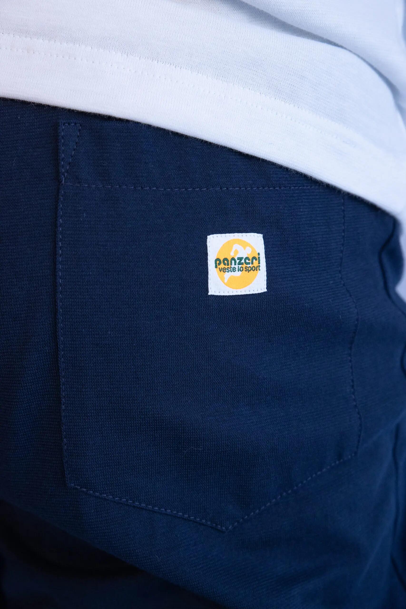Jogging Panzeri Mixte  - Uni H - Bleu Marine / Bleu Nacré 4/5